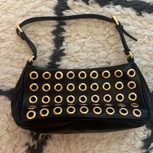 2000s Prada Grommet Hand Bag